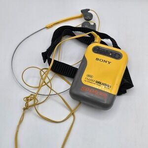 Sony AVLS FM/AM Walkman Sports SRF-85 & Headphones, Nice All Working !
